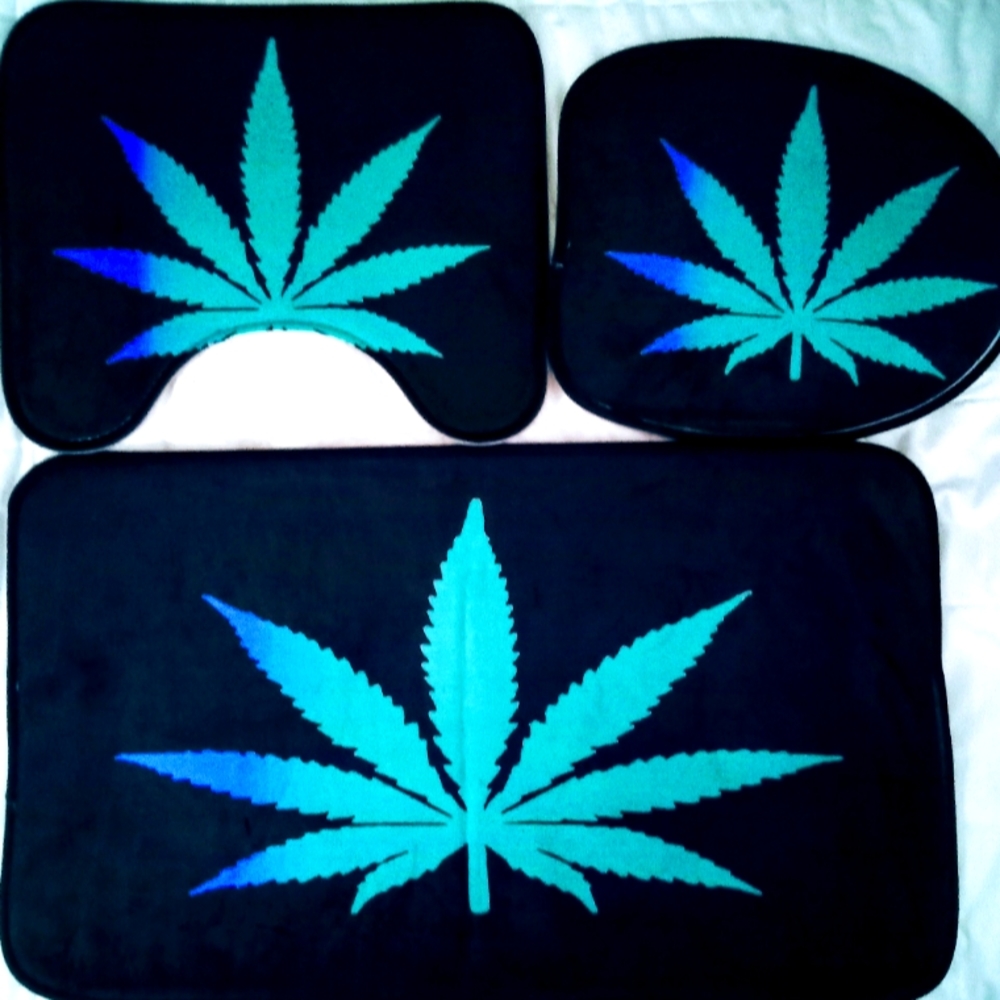 COPY - Bathroom rug, toilet,cover and front rug fortoilet